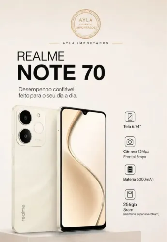 Vendo um celular zero da realme 70