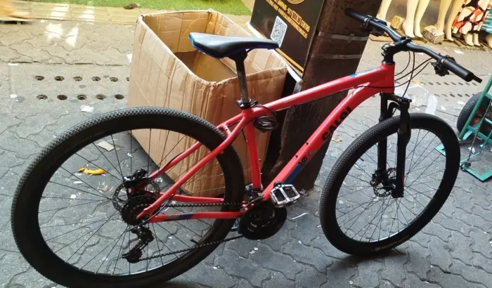 Bike caloi aro 29 freio hidráulico 24 machas