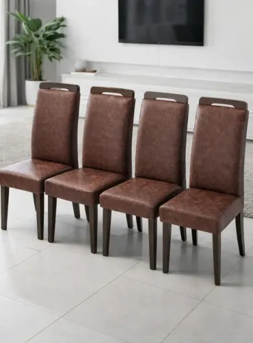 Cadeira para Mesa de Jantar - Marrom - R$ 250,00 cada