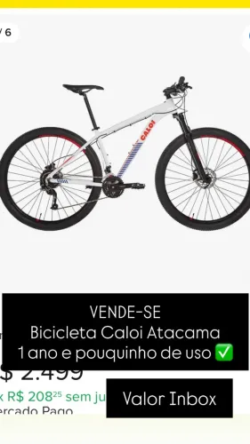 Bicicleta Caloi Atacama