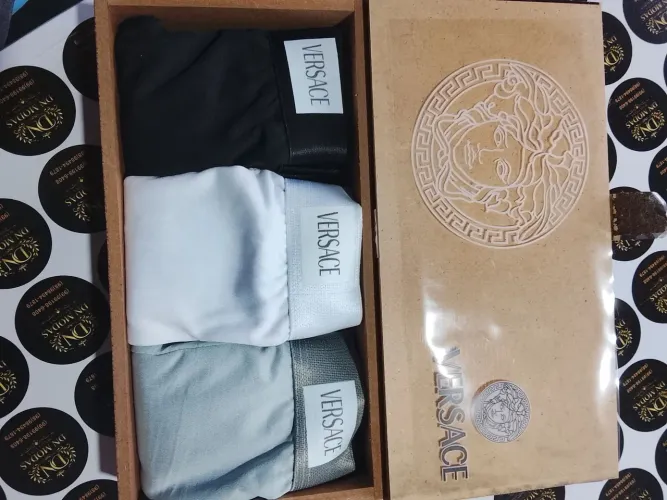 Kit com 3 unidade cuecas Versace muito boas