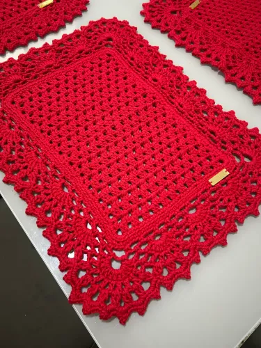 Conjunto 4 jogos americanos, muito lindo!