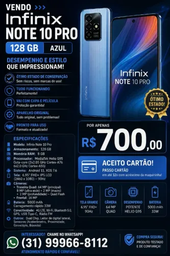 INFINIX NOT 10 PRO 128GB
