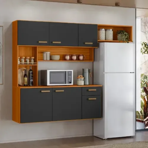 Promoção Armário de Cozinha Suspenso Manu Freijo/ Grafite