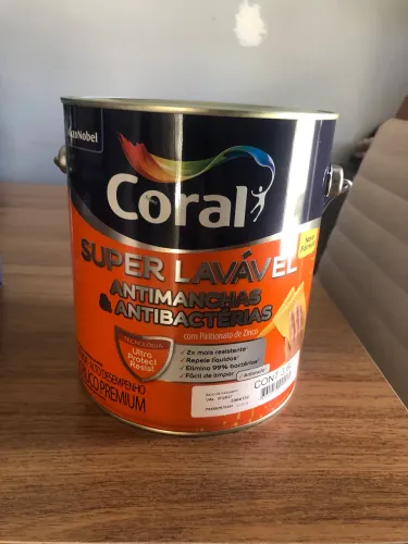 Tinta Coral - Super Lavável