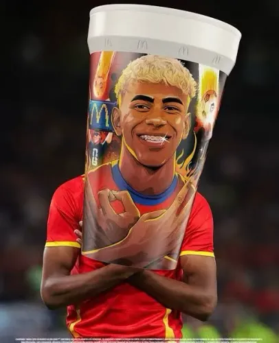 Copo Lamine Yamal McDonald's Lacrado 