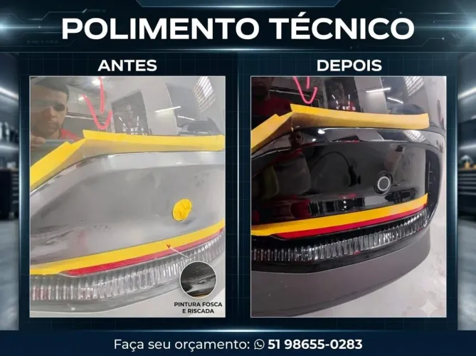 Polimento e higienização 