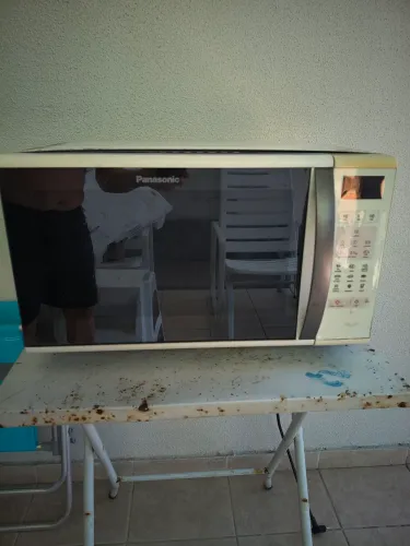 Microondas Panasonic com defeito