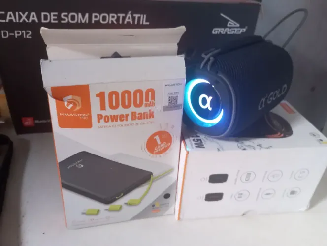 Sozinho com Power bank