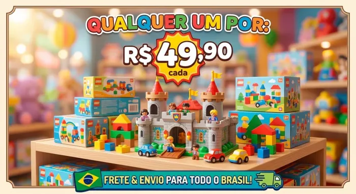 ? BRINQUEDOS INCRÍVEIS ? ? R$ ? Enviamos para todo o Brasil!