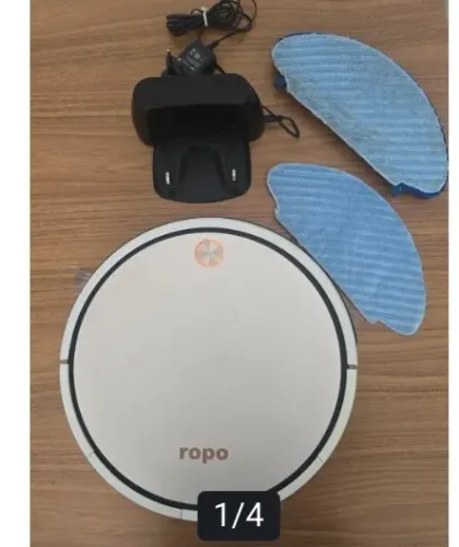 Robô aspirador para peças tem bug na escova central bateria nova