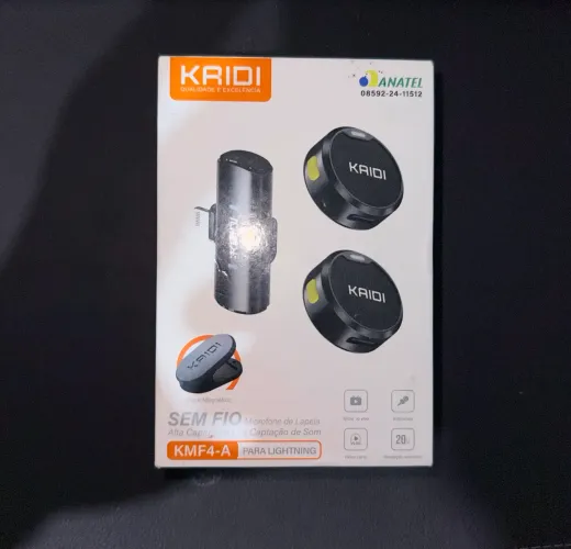 Microfone de lapela sem fio kit com 2
