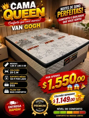Cama box Queen