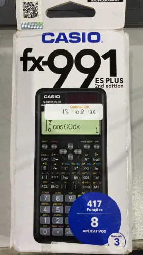 *Calculadora Cientifica FX-991ESPLUS-2W4DT ?Preta Casio*