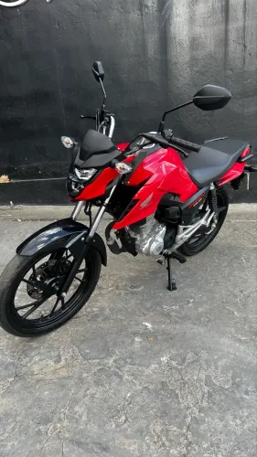 Honda Fan 160 PRATA/VERMELHA