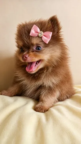 Spitz alemão chocotan fêmea