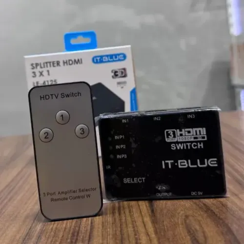 Adaptador Splliter HDMI Switcher 3 X 1
