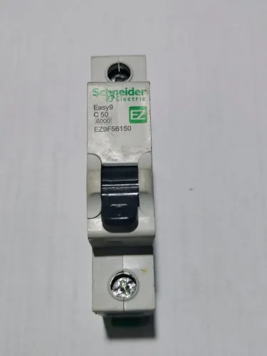 DISJUNTOR MONOFÁSICO C50A SCHNEIDER EASY9