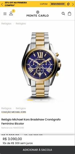 Relógio original MICHAEL KORS