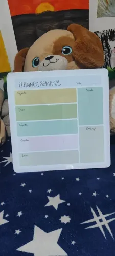 Planner Semanal em Quadro 