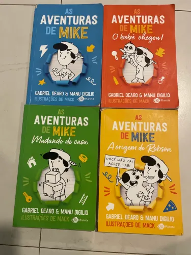 Coleção parcial as Aventuras de Mike