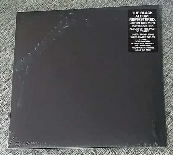 Metallica - Metallica (Black Album Remastered) LP Vinil