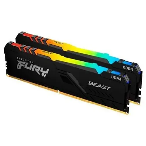 Memória Fury Beast RGB DDR4 8Gb - 3200MHz