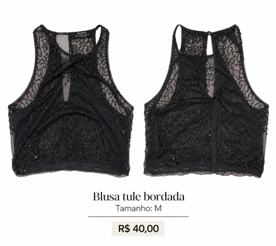 Blusa bordada