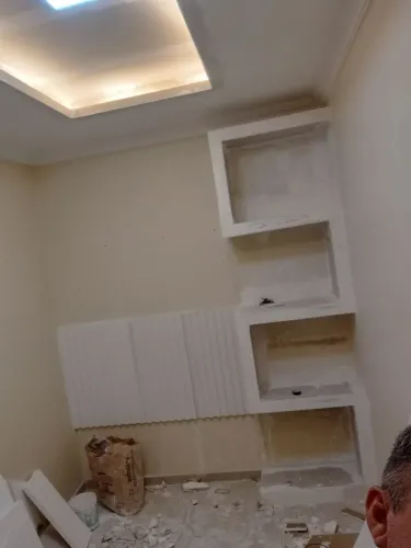 Forro de gesso simples e decorado 