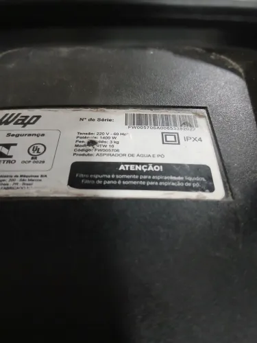 Aspirador wap gtw 10