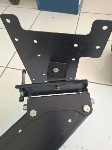 Suporte tv de 40 pol...braço hidráulico