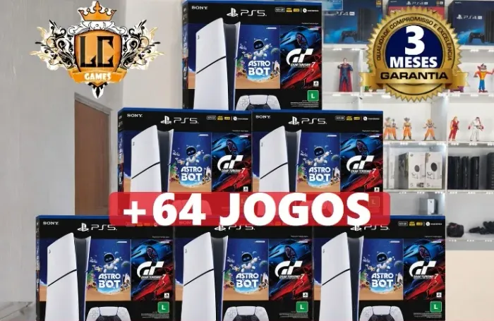 PLAYSTATION 5 SLIM 1TB DIGITAL COM: 7O JOGOS e GARANTIA O3 MESES e BRINDES I LOJA FISICA