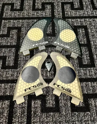 Quilhas Fcs K2.1 Kelly Slater Quad Perfoamance Core Estojo + Chave