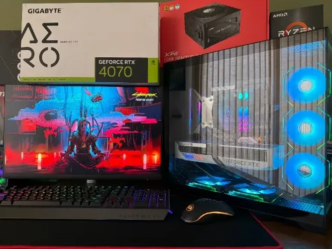 PC-Gamer Ryzen 5-5600x B450M 16gb 3600 DDR4 SSD-512gb RTX-4070 Aero 12gb