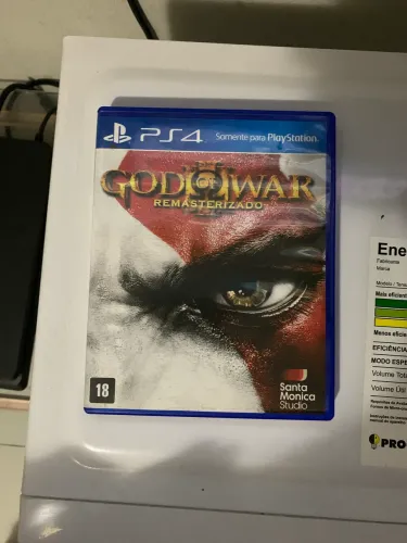 God Of War 3 remasterizado (ps4) mídia física
