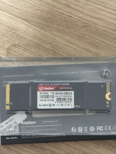 (NOVO) SSD nvme 1tb Kingspec