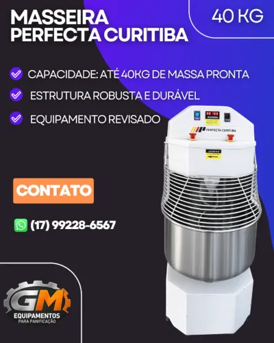 Masseira Espiral Perfecta Curitiba - 40 Kg 