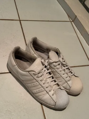 Tênis Adidas Superstar Branco Total - Tam 43 - Original