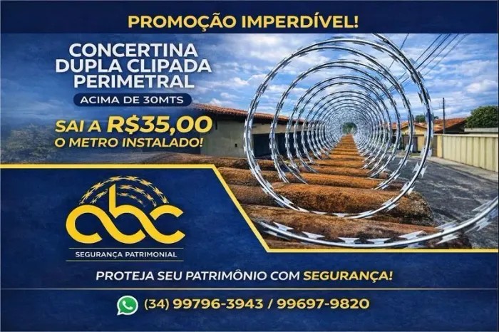 Concertina Dupla Clipada Perimetral