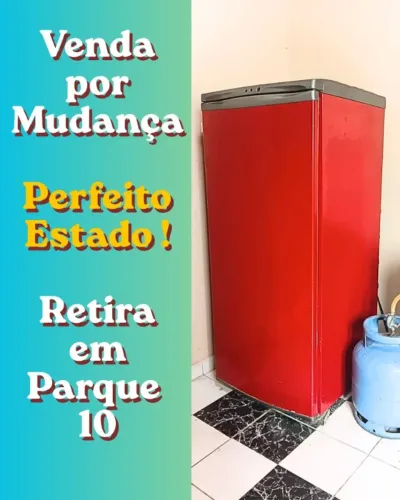 Freezer Vertical Consul 254 Litros Vermelho - Semi-Novo !