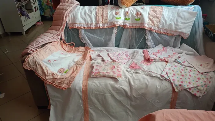 Enxoval de Menininha para Berço Novinho
