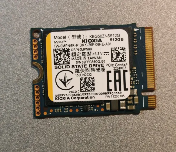 SSD 512 NVME KIOXIA