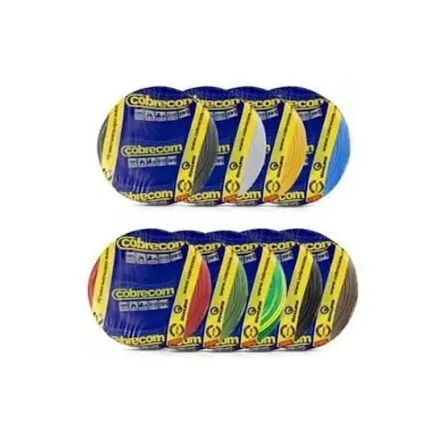 Cabo flex 4mm cobrecom, sil peça com 100 metros lacrada