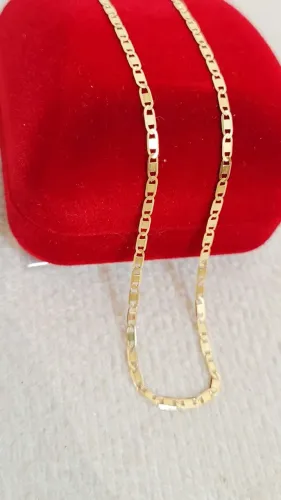 PROMOÇÃO! Corrente Piastrine 3,5g 70cm Ouro 18k 