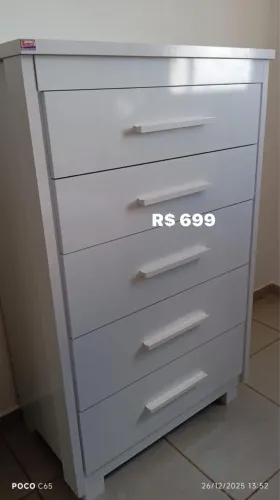 Cômoda Nova Gavetas Pronta Entrega 