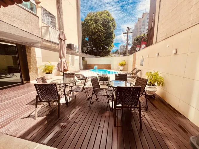 Apartamento à venda em Santa Lúcia: 3 quartos, 1 suíte, 2 salas e 127m² de área - Vitória-