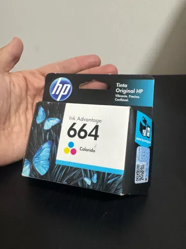 Cartucho HP 664 colorido novo lacrado