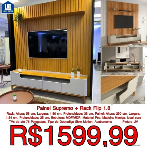 PAINEL SUPREMO + RACK FLIP 1.80