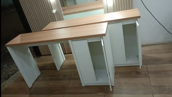 Escrivaninha mesa para computador bancada aparador mesinha auxiliar 