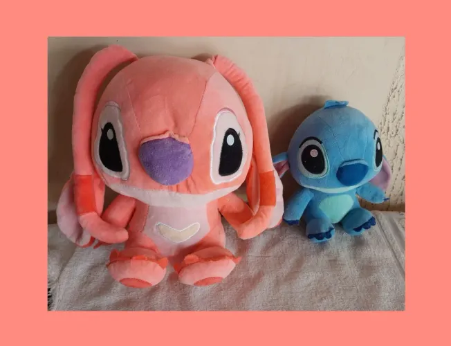 Pelúcia Stitch e Angel
